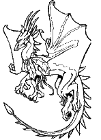 coloriage dragon griffu